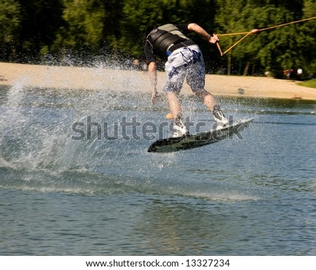Water ski sport.
