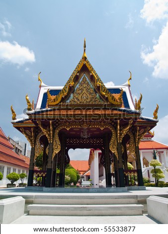 Pavilion near National Museum Bangkok area, Bangkok, Thailand