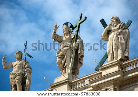 Jesus statue at Vatican