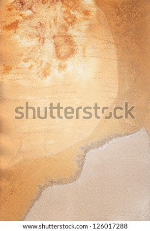 Hand made background on watercolour paper Hand made background on watercolour paper