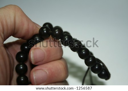 prayer beads black