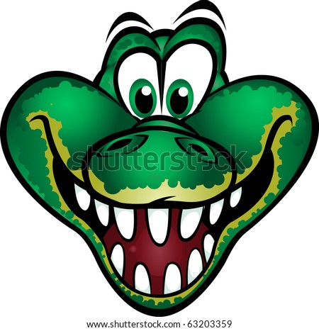 cartoon gator mascot