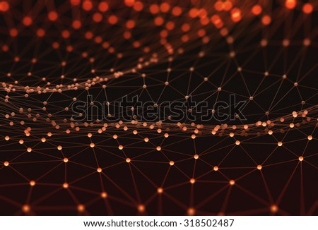 Abstract background in a concept of technology and science.