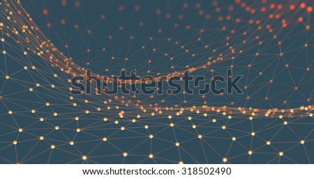 Abstract background in a concept of technology and science.