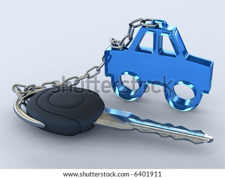 The key of a gift car. Concept of your dream car.