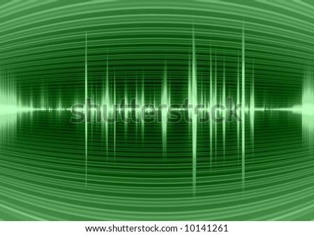 Graphic of a digital sound.