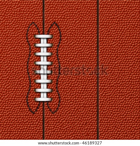 Background with highly detailed texture of American Football.