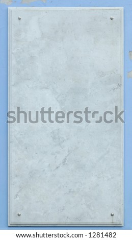 Marble Sign