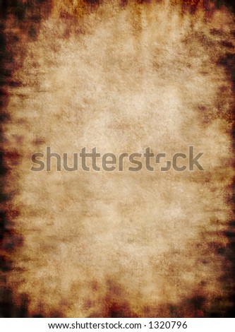 Old rough antique rustic grungy vertical parchment paper texture background