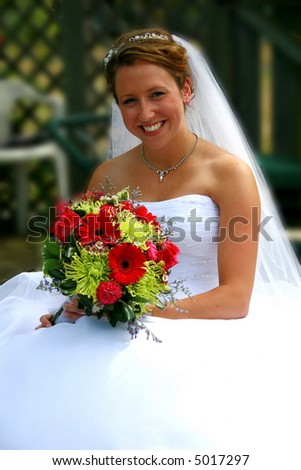 Beautiful portrait of a bride