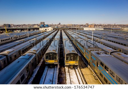 Train yard New York City (Long Island Rail Road)