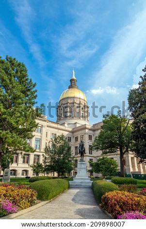 Georgia State Capitol Building in Atlanta, Georgia, USA.