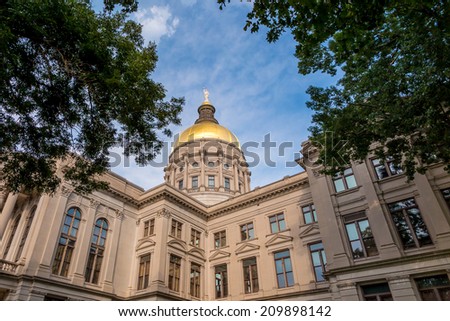 Georgia State Capitol Building in Atlanta, Georgia, USA.