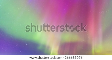 Aurora Borealis abstract background, northern lights in Iceland