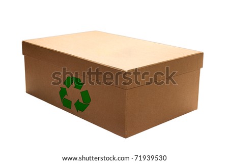 Brown Recycling Box