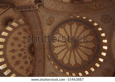 Sultan Ahmed Mosque (Blue Mosque) Ceiling
