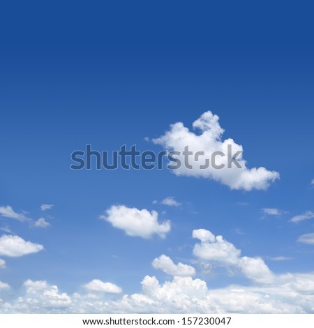 The beautiful sky with clouds The beautiful sky with clouds