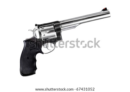 44 magnum pistol revolver. stock photo : revolver