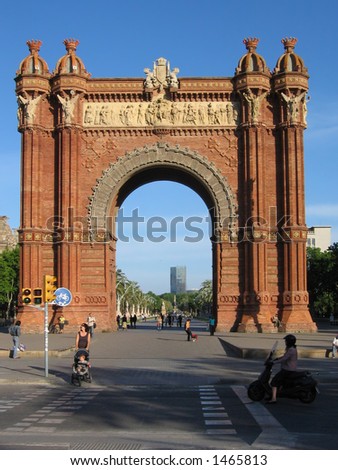 Triumph arch Barcelona