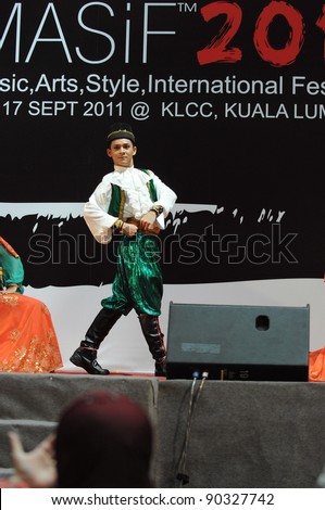 KUALA LUMPUR, MALAYSIA - SEPTEMBER 16: PETRONAS Performing Arts Group performs \