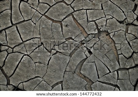cracked dried up mud background