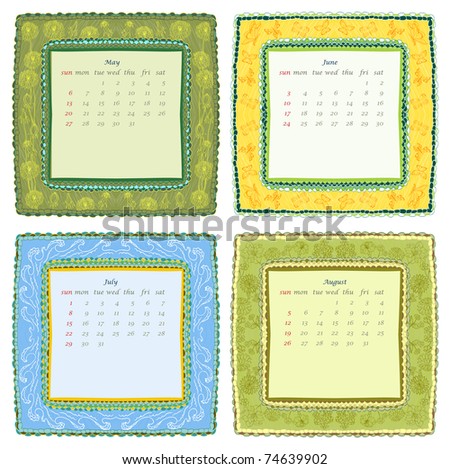 october 2013 calendar. stock vector : 2012 calendar.