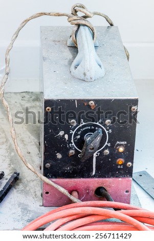 Welding power box for small work in the site.
