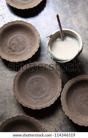 Ancient Ceramic art called \