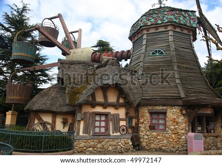 old stone windmill