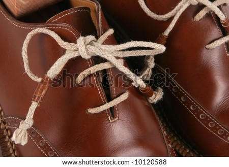 brown handmade shoes from italy