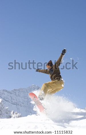 extreme snowboarding