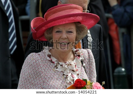 June 2008 - Queen Beatrix of the Netherlands during official public visit to the city of The Hague, Netherlands