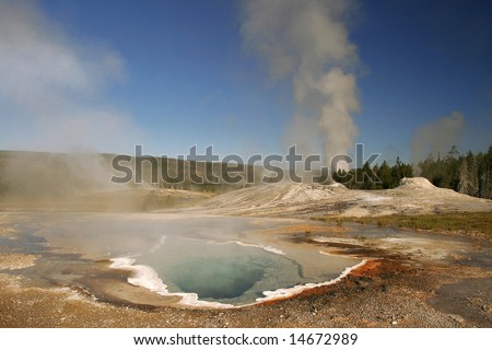 Hot Springs, Yellowstone National Park, Wyoming, USA