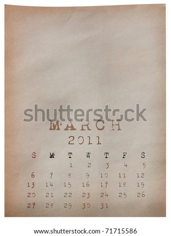 march 2011 calendar background. 2010 March 2011 Calendar