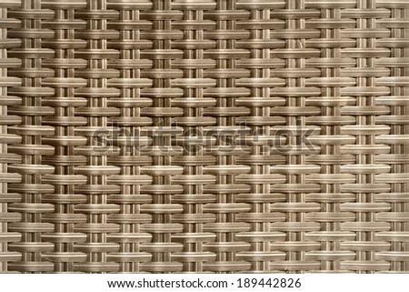 wicker woven rattan pattern  close up background