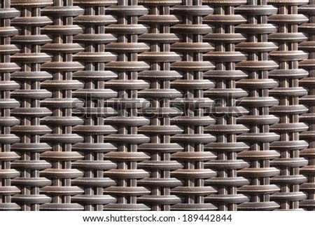 wicker woven rattan pattern  close up background