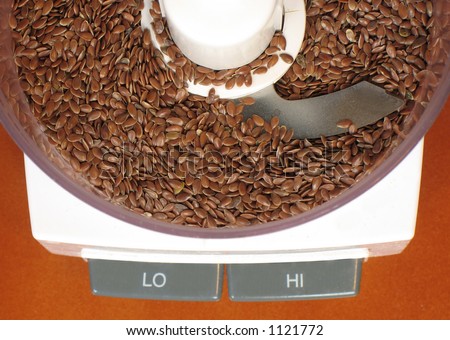 Flax seed in mini food processor