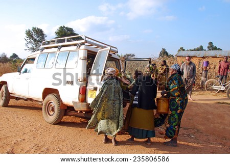 August 5, 2014-Pomerini-Tanzania-Africa-The intervention of help and support of the Franciscan Friars-NPO Mawaki-population of the immense territory of southern Tanzania-Transport hospital in Iringa