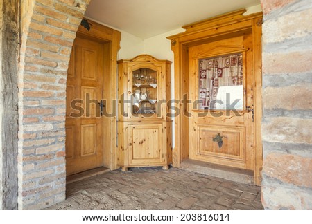 Vine house interior