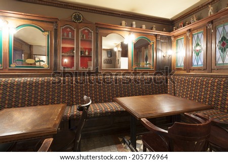 Irish pub interior