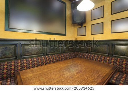 Private dining room in local pub