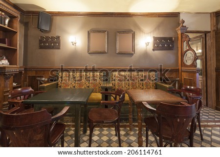 Irish pub interior