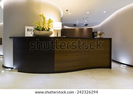 Hotel interior - reception area