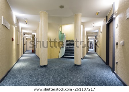 Hotel corridors