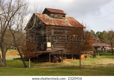 Bost Mill House Estab Around 1810 Present House Dates from 1870\'s Cabarrus County, North Carolina