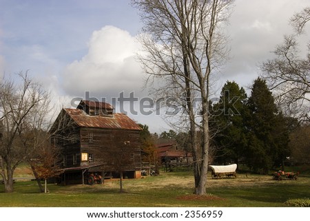 Bost Grist Mill House Established Around 1810 Present House Dates from 1870\'s Cabarrus County, North Carolina