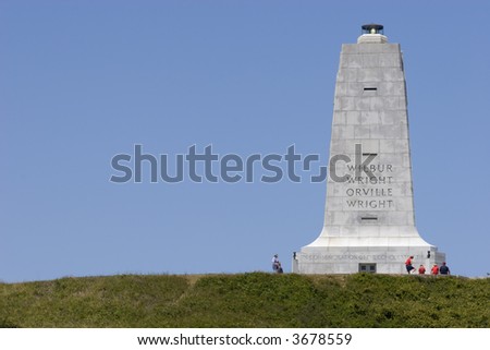 Wright Brothers Monument 60 Foot Granite Monument on top of Big Kill Devil Hill Kitty Hawk, North Carolina