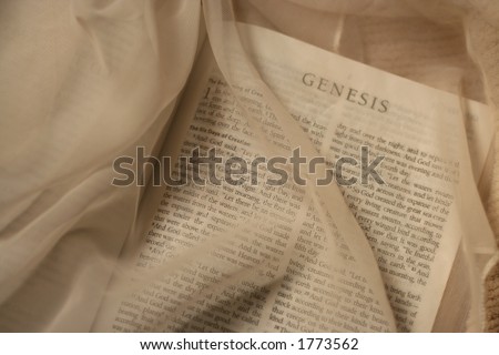 Bible Opened to Genesis