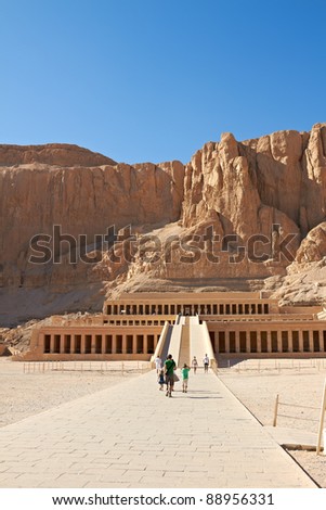 Temple between the Valley of Kings and the Valley of Queens, Luxor, Egypt