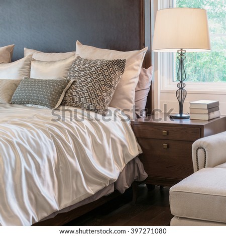 classic style bedroom interior with luxury decoration